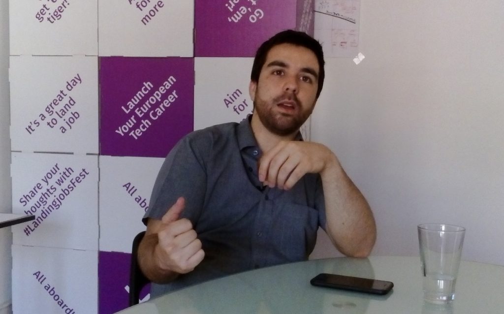 LandingjJbs co-founder Pedro Oliveira interview.