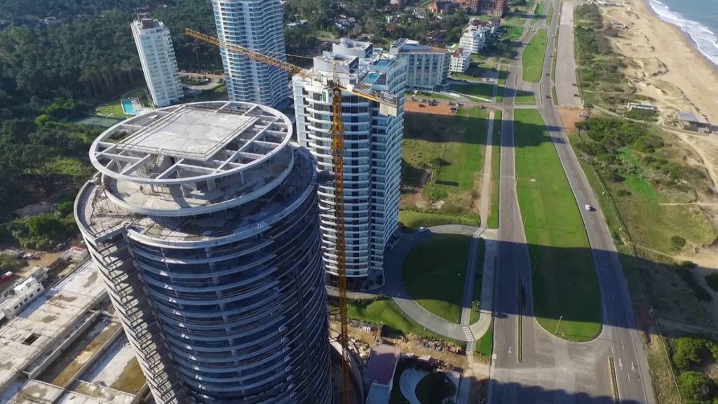 Trump Tower in Punta del Este, Uruguay, is a 26-story apartment tower named after Donald Trump.
