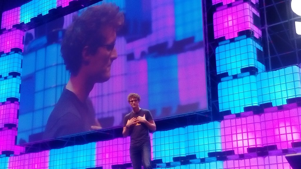 "Web Summit is all about networking", Paddy Cosgrave at the Web Summit opening night. Photo by: Miguel Salvado.