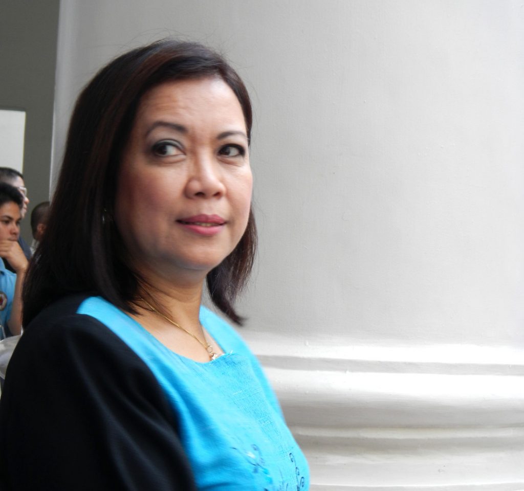 Maria Lourdes Sereno, Chief Justice of the Supreme Court of the Philippines. Photo by: Ramon FVelasquez.