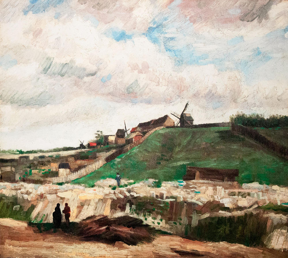  Vincent van Gogh: The Hill of Montmartre with Stone Quarry. Painted in Paris, 1886. Photo by: Szilas.