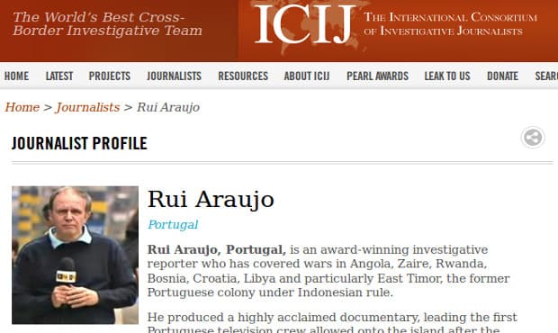 Rui Aaraújo - International Consortium of Investigative Journalists