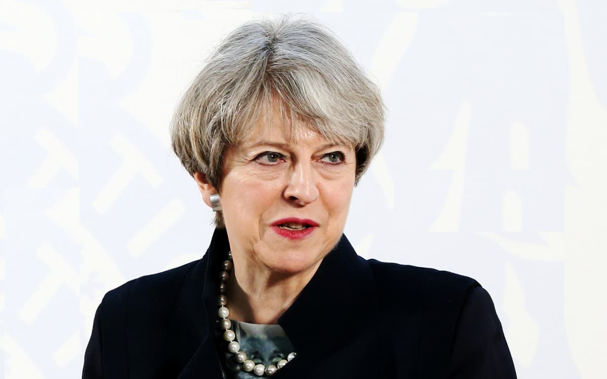 Theresa May.