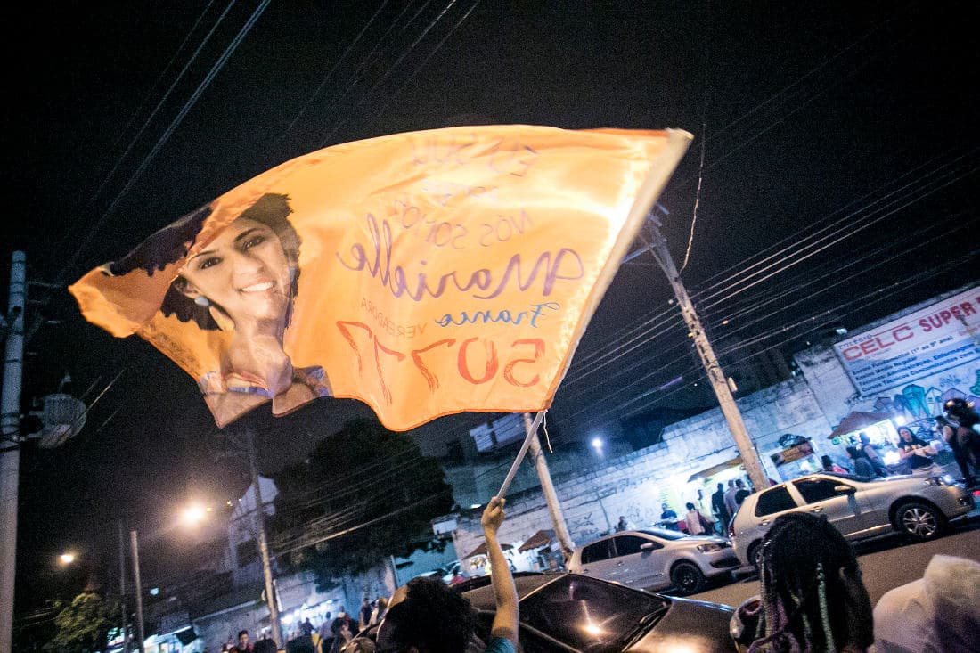 Marielle Franco (PSOL) election, Brazil. Photo by: Mídia NINJA.