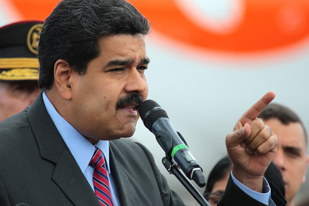 The president of Venezuela, Nicolás Maduro, in Quito to meet with his Colombian counterpart, Juan Manuel Santos. Photo by: Carlos Rodríguez.