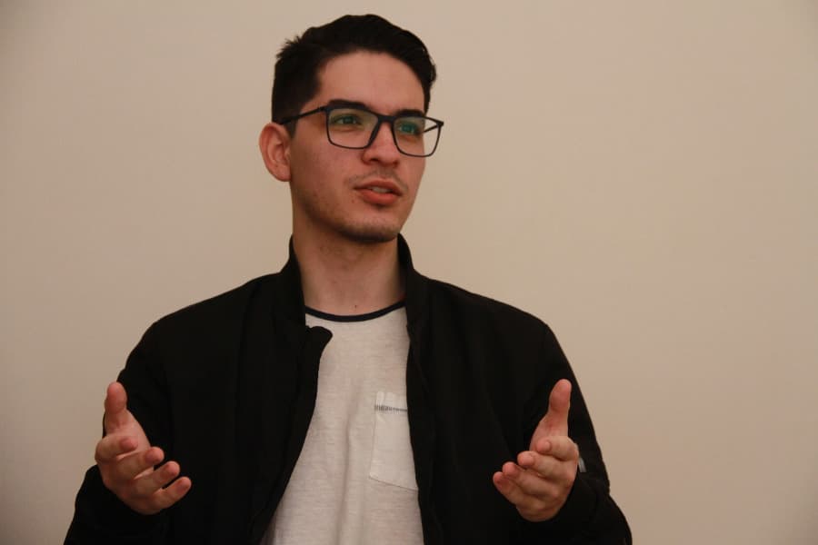 Rafael Valera, leader of the Venezuelan political movement Rumbo Libertad. Photo by: ViaNews.