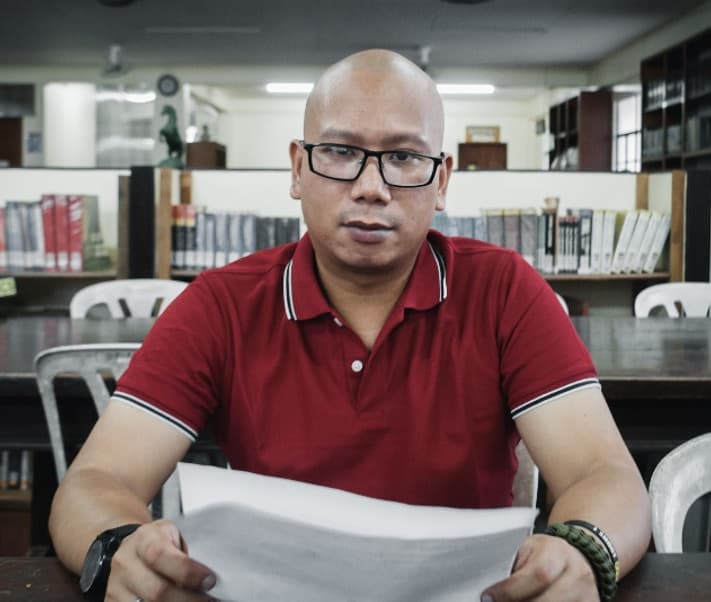 Filipino registered nurse, Carlo Tabalina. Photo by: Ryan Abello.