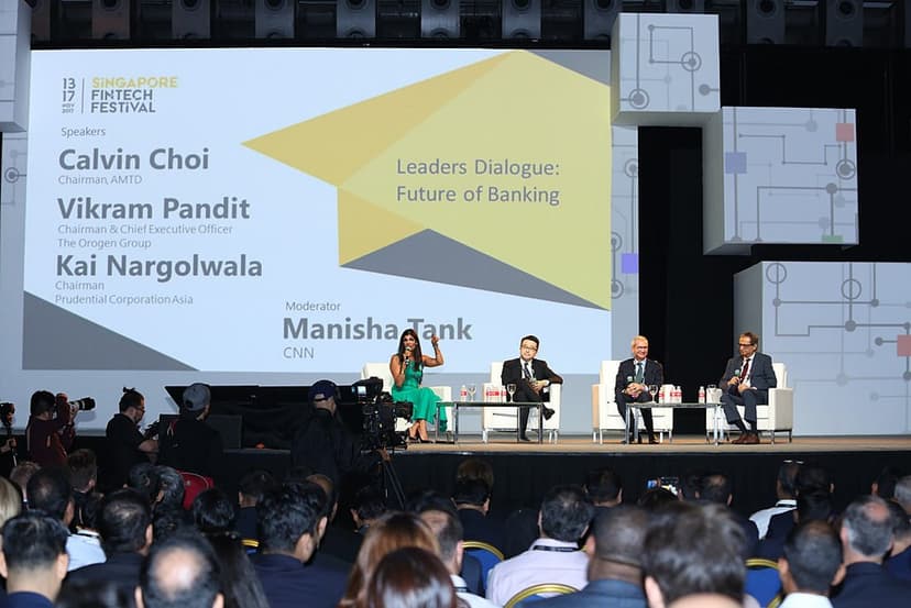 Singapore FinTech Festival. Photo by: Sadmnmn,