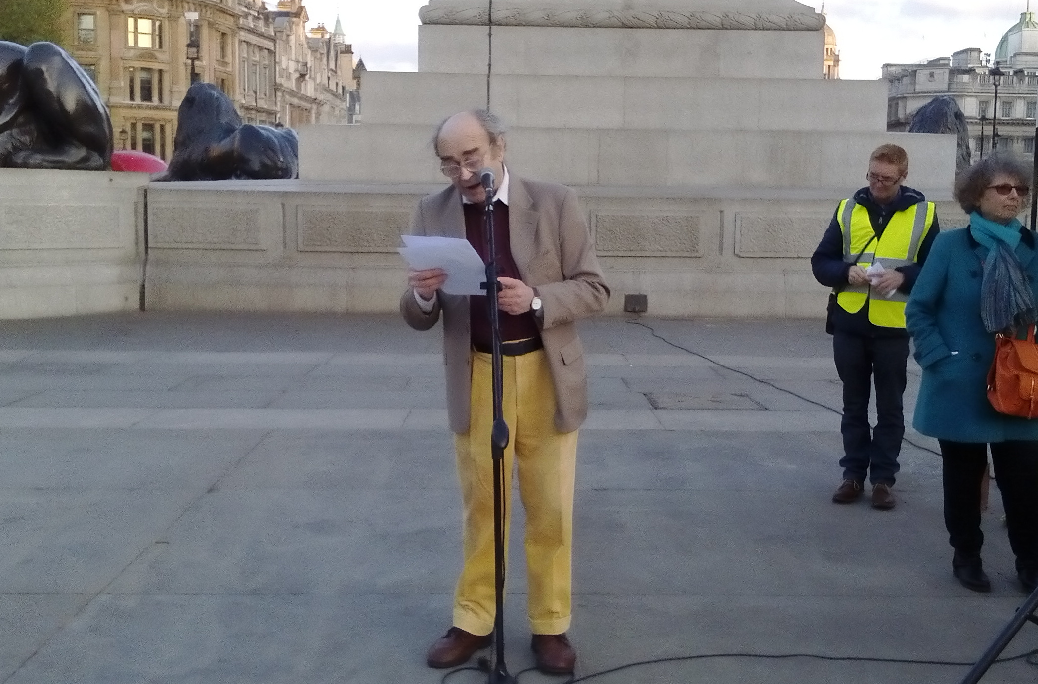 Alberto Portugheis Speech at the Trafalgar Square in London