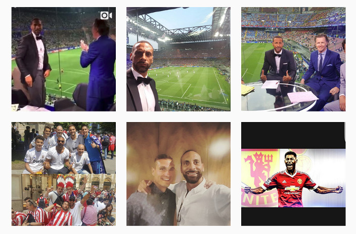 Rio Ferdinand Instagram account on 30/05/2016.