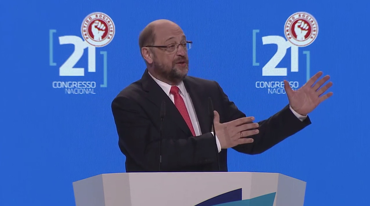 Martin Schulz, the European Parliament President, speech at the 21st Congress of the Portuguese Socialist Party.