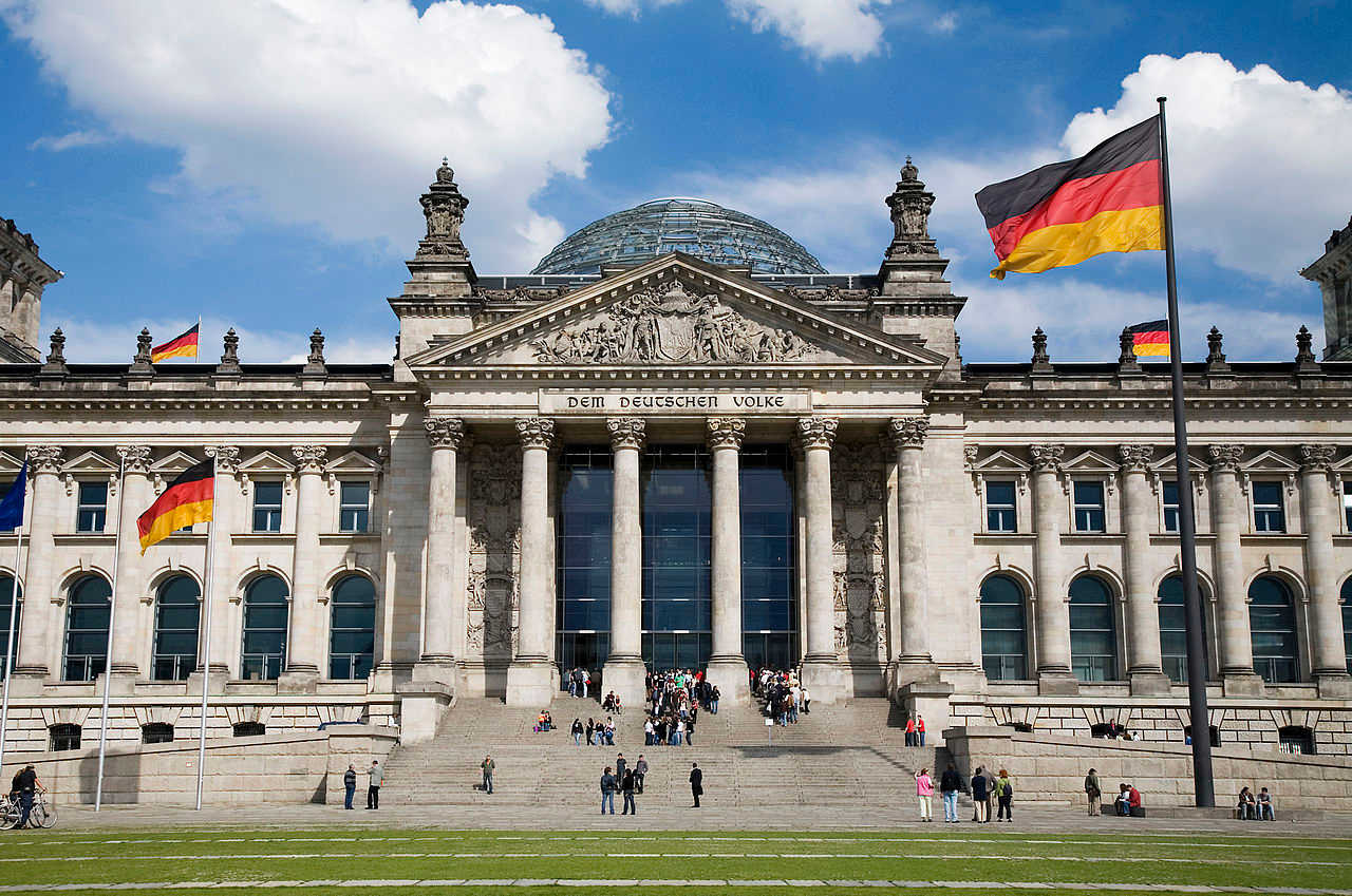 German Bundestag in Berlin.
