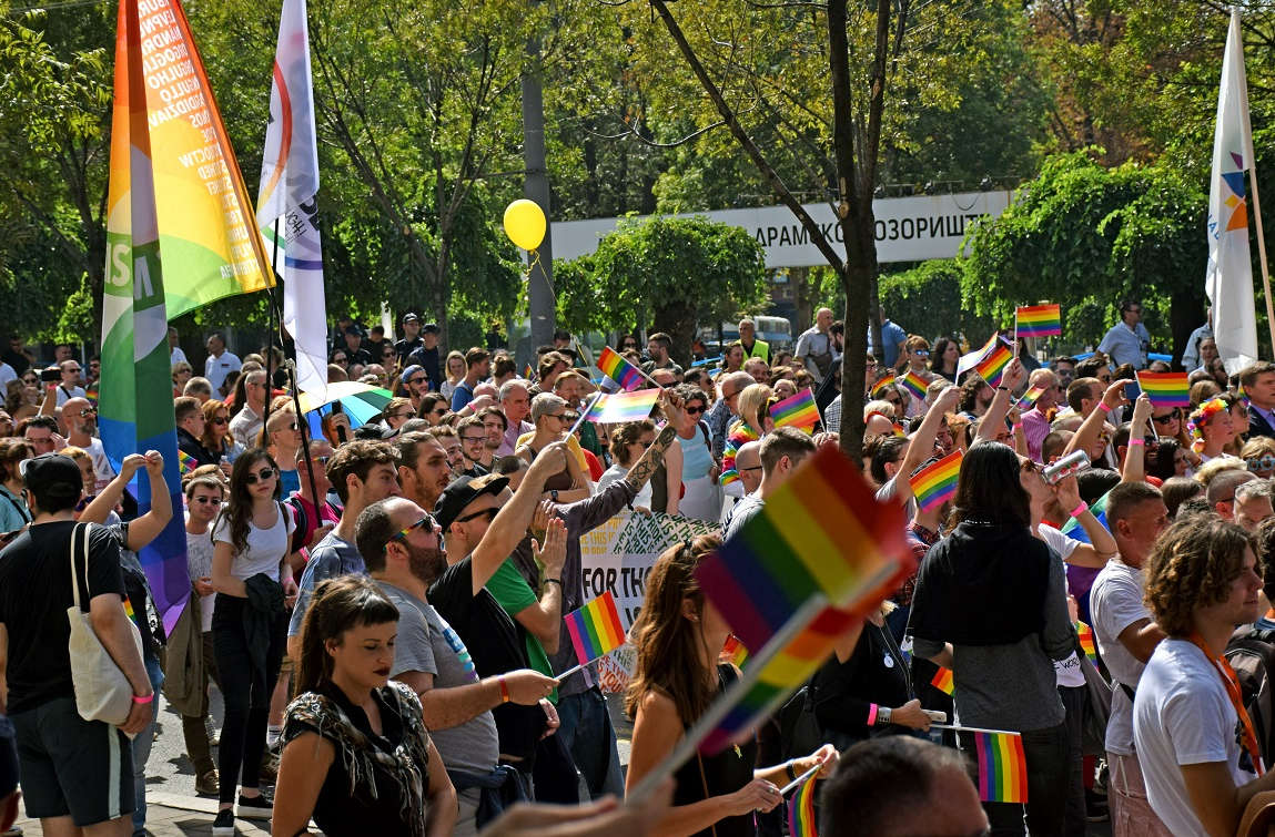 Serbia gay parade, 2017.