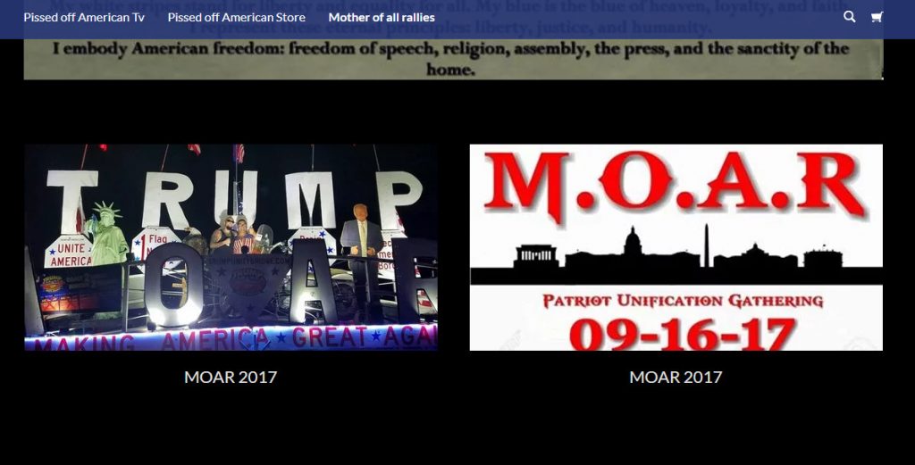 Moar website: Trump
