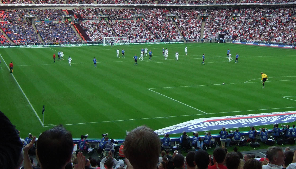 UEFA Euro 2008 Qualifiers. England VS Estonia. Photo by: John the scone.