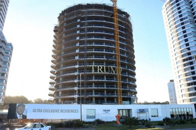 Trump Tower in Punta del Este, Uruguay, is a 26-story apartment tower named after Donald Trump.