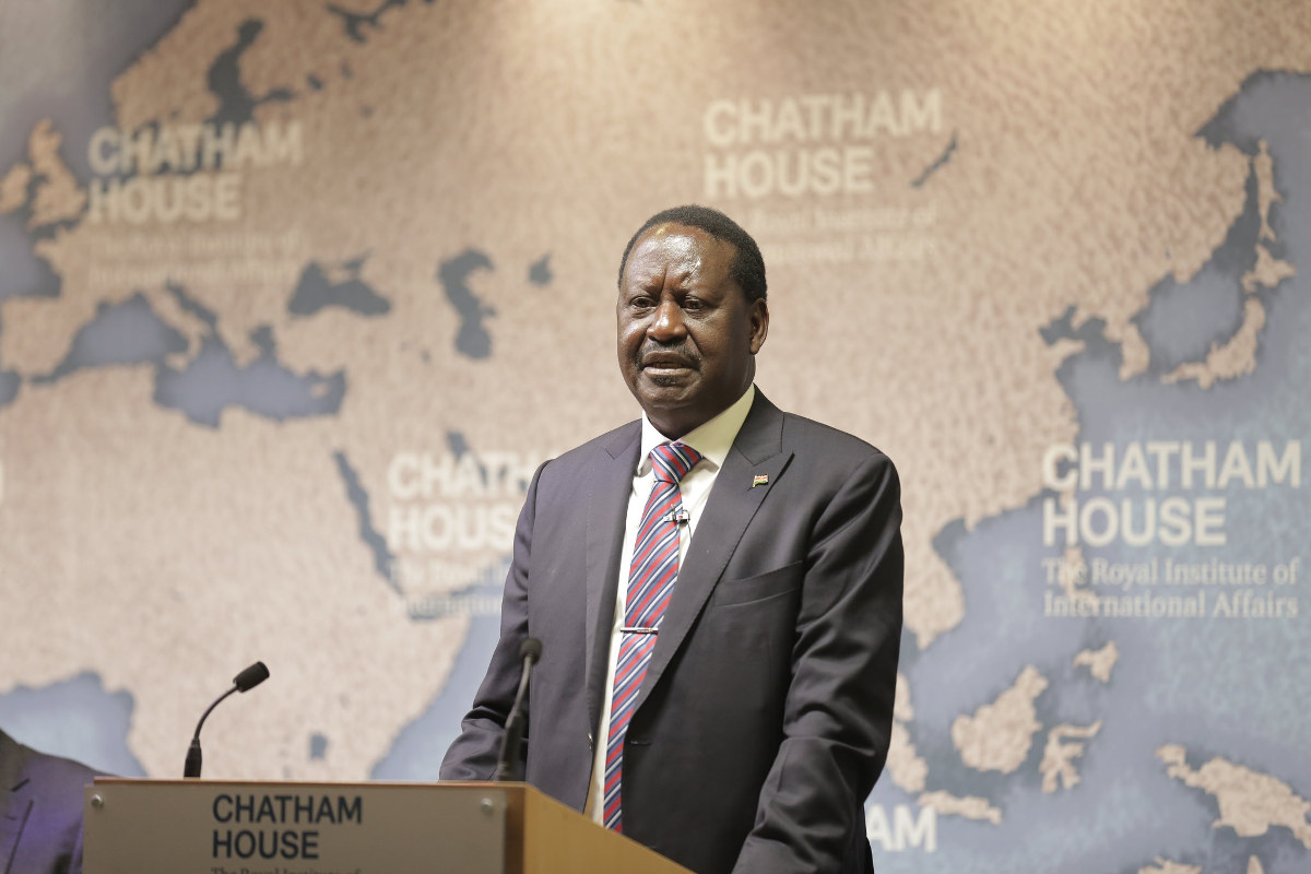 Raila Odinga. Photo by: Chatham House