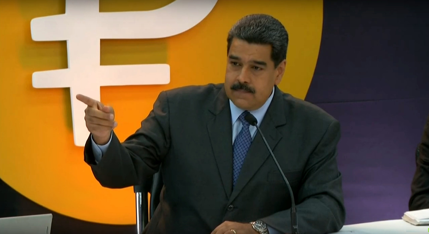 Maduro about the Petro on state TV on Feb. 2.