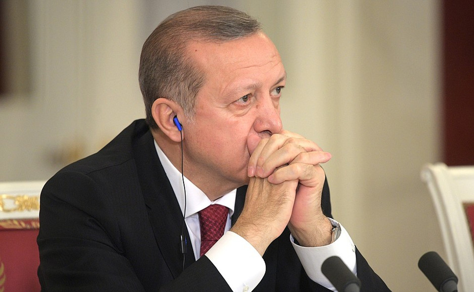 President of Turkey, Recep Tayyip Erdogan. Photo by : kremlin.ru.