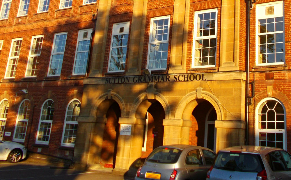 Sutton Grammar School in Surrey, Greater London. Photo by: A P Monblat.