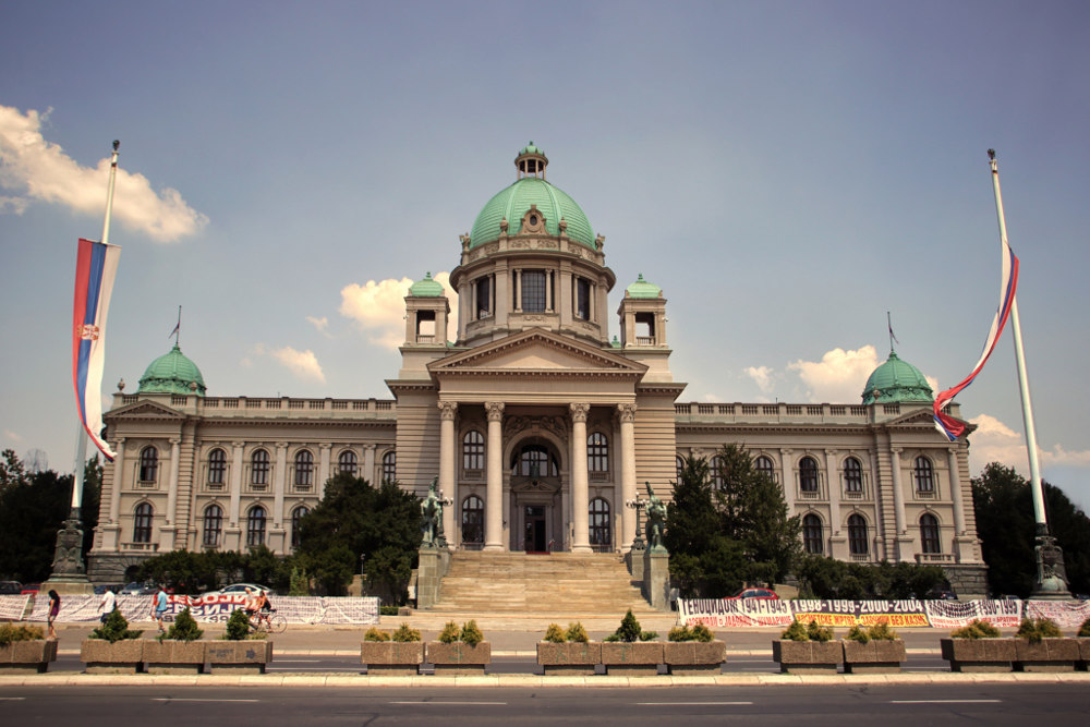 National Assembly of Serbia in Belgrade. Photo by: Jovan Marković.