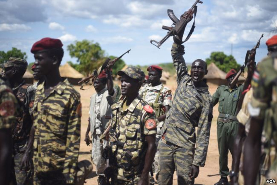 Sudan People's Liberation Army near South Sudan capital, Juba. Photo by: Jason Patinkin.