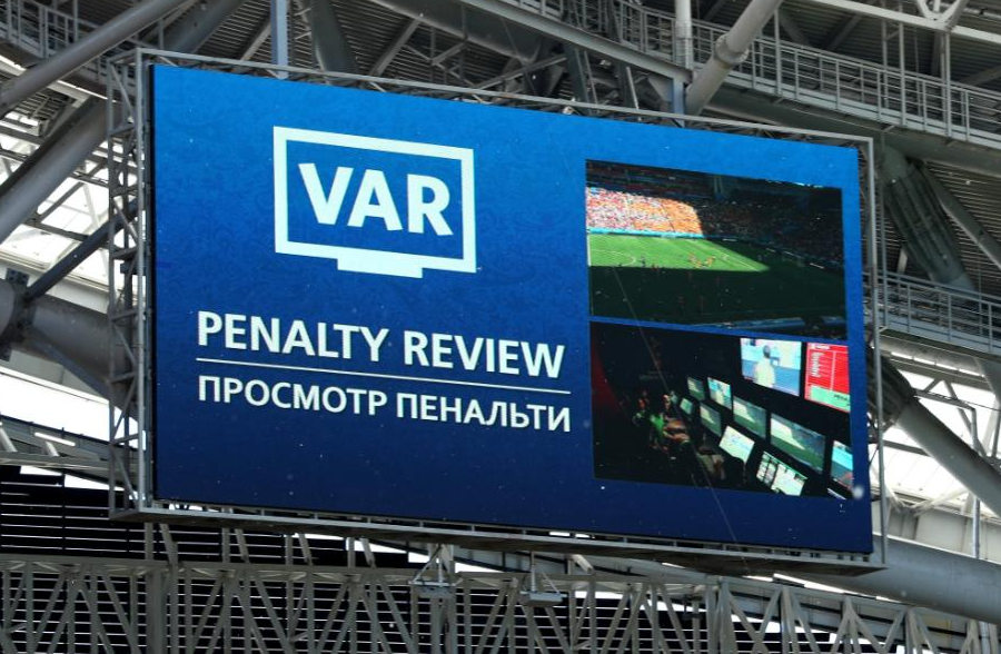 The Video Assistant Referee system, known as VAR, is soccer's first use of video technology to reach more accurate decisions.