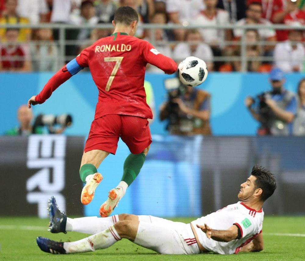2018 World Cup match between Portugal and Iran. Cristiano Ronaldo. Photo by: Mahdi Zare/Fars News Agency.