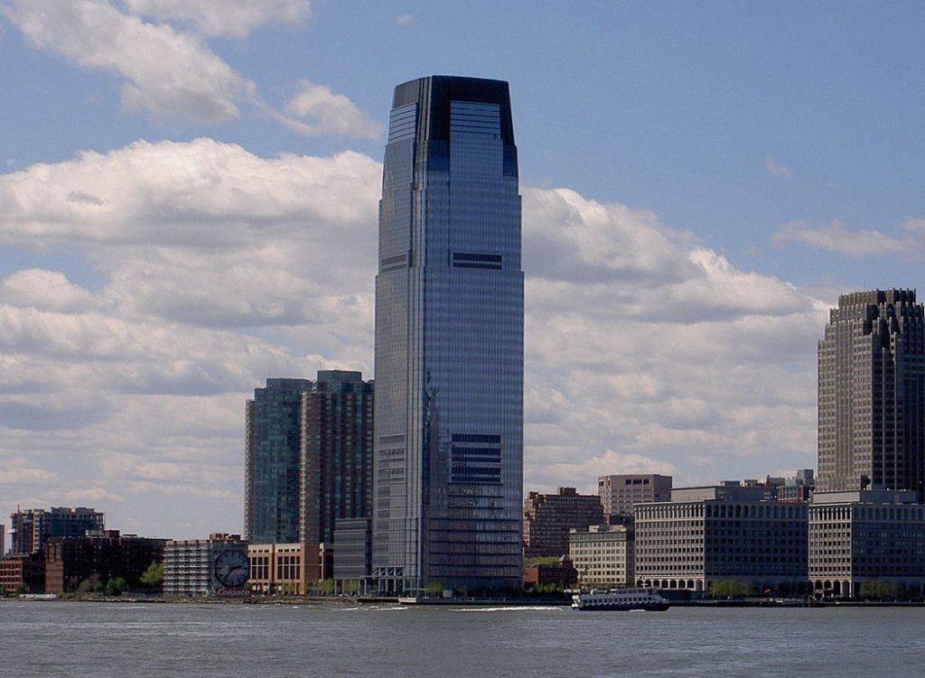 Goldman Sachs Tower in Jersey city. Photo by: Oriez.