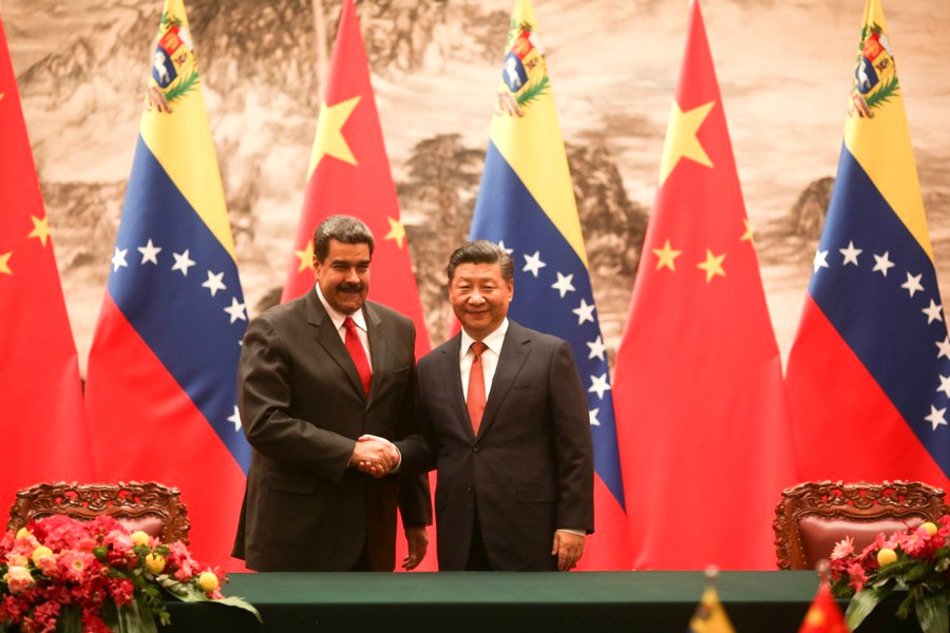 Venezuelan President, Maduro, with the Chinese President, Xi Jinping, during his state visit to China. Photo by: @PresidencialVen / Twitter.