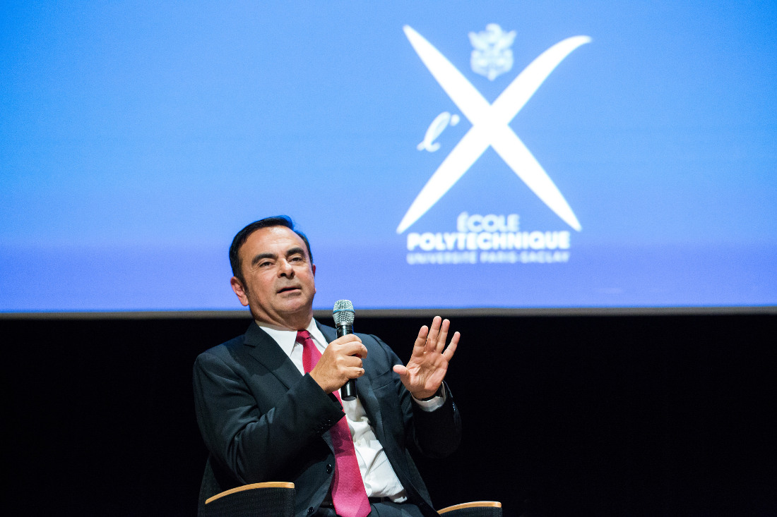 Lecture by Carlos Ghosn (X 1974), Chairman and CEO of the Renault-Nissan Alliance at the Ecole Polytechnique
