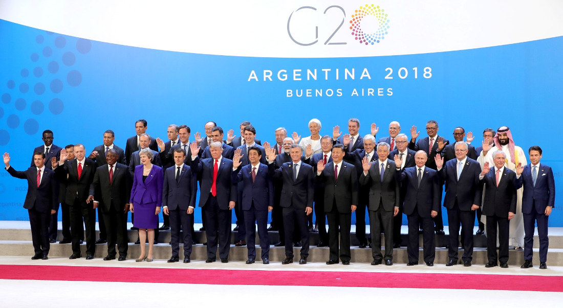 All leaders of the G20 summit in Buenos Aires, Venezuela. Photo by Kremlin.ru