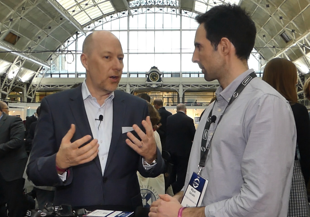 Claus Christensen, CEO at Know Your Customer Limited. Interview at Lendit conference in London 2018. Photo by: Via News Agency.