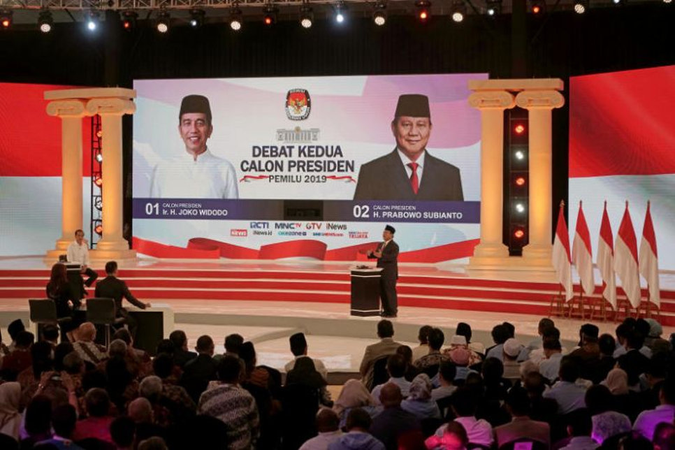 indonesia's second presidential debate, 2019.