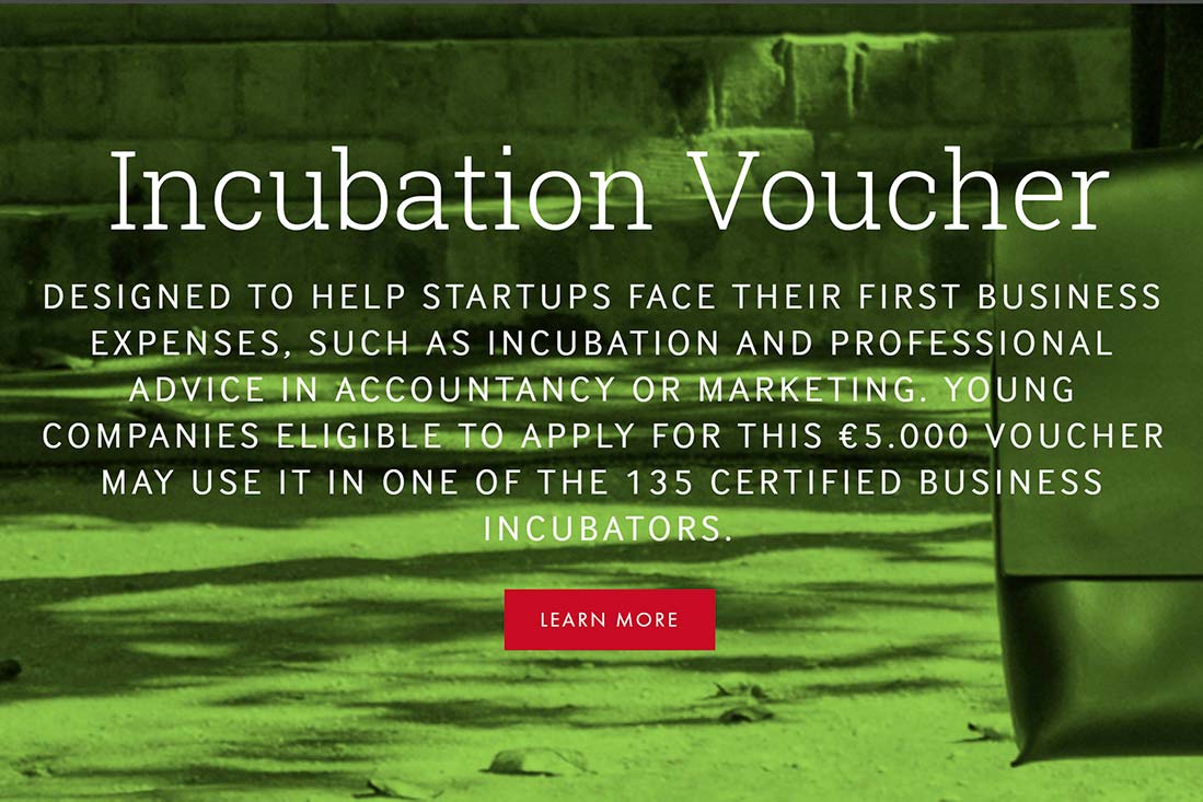 Incubation Voucher aims to help startups cover their first business expenses. (Photo credit Startup: Portugal)