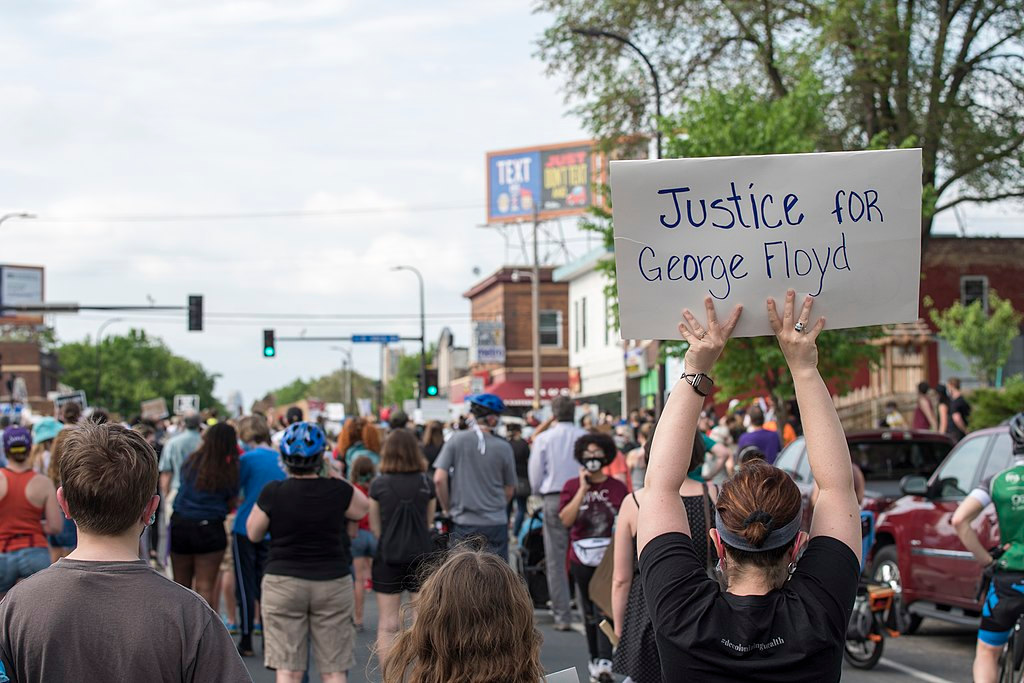 George Floyd Protest in south Minneapolis. Photo credit: Fibonacci Blue.